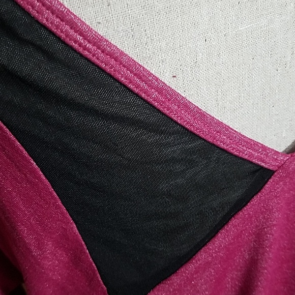 Lucy Take a Pause Long Sleeve Top with Mesh Detail - Picture 4 of 7